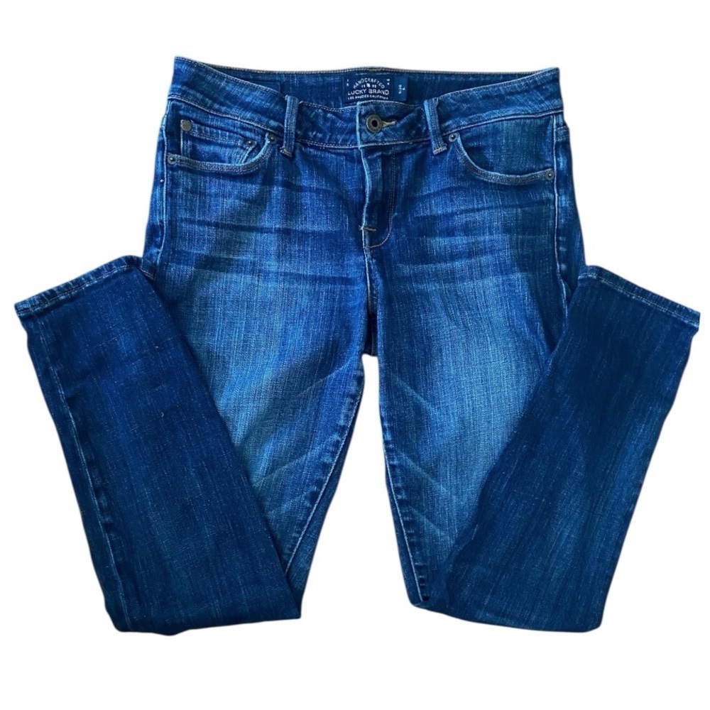 Lucky Brand Dark Blue Lolita Skinny Cotton Jeans
